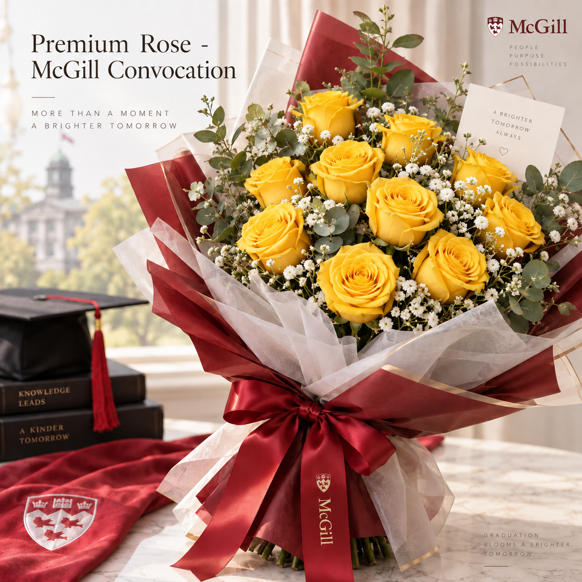 McGill Signature Dozen Roses