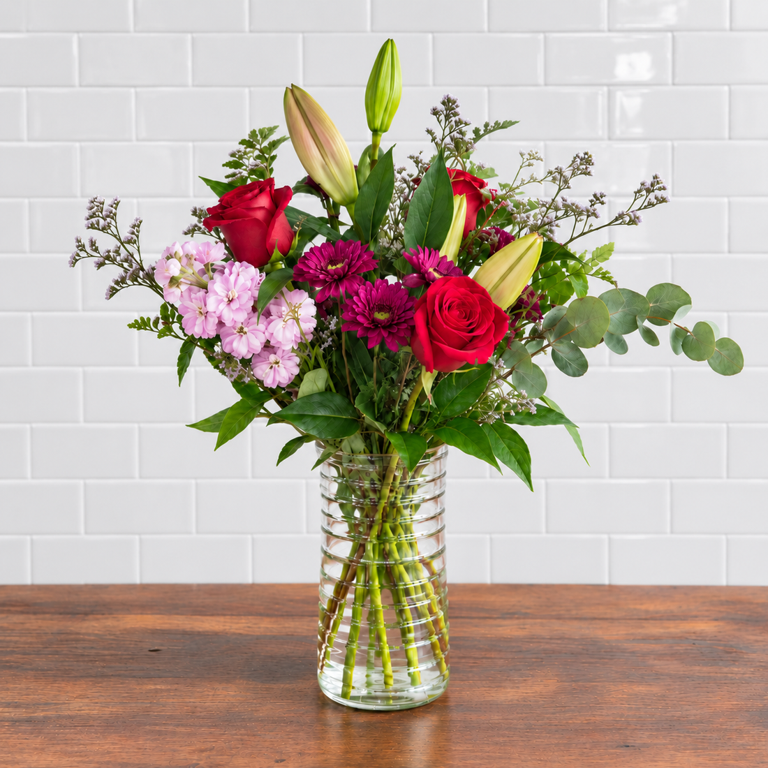 Bouquet - Red and Purple